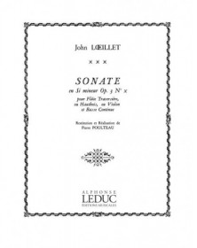 John Loeillet: Sonate Op.3,...