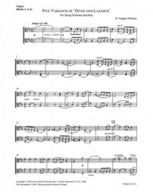 Five Variants On 'Dives And...