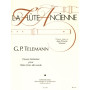 Teleman : 12 Fantaisies pour Flûte à bec Alto - éditions Alphonse Leduc
