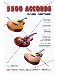 5500 Accords pour guitare