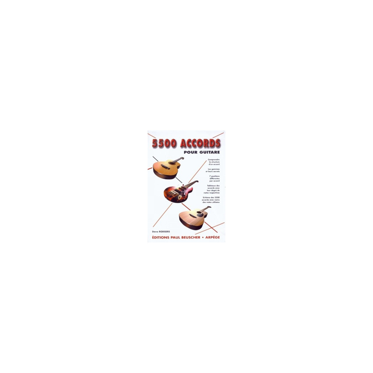 5500 Accords pour guitare