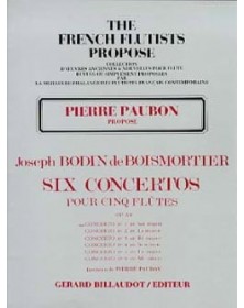 Joseph Bodin de Boismortier : Concerto op. 15 n° 1 en sol majeur