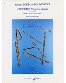 BOISMORTIER Concerto Op. 15 N° 6 en Mi Mineur