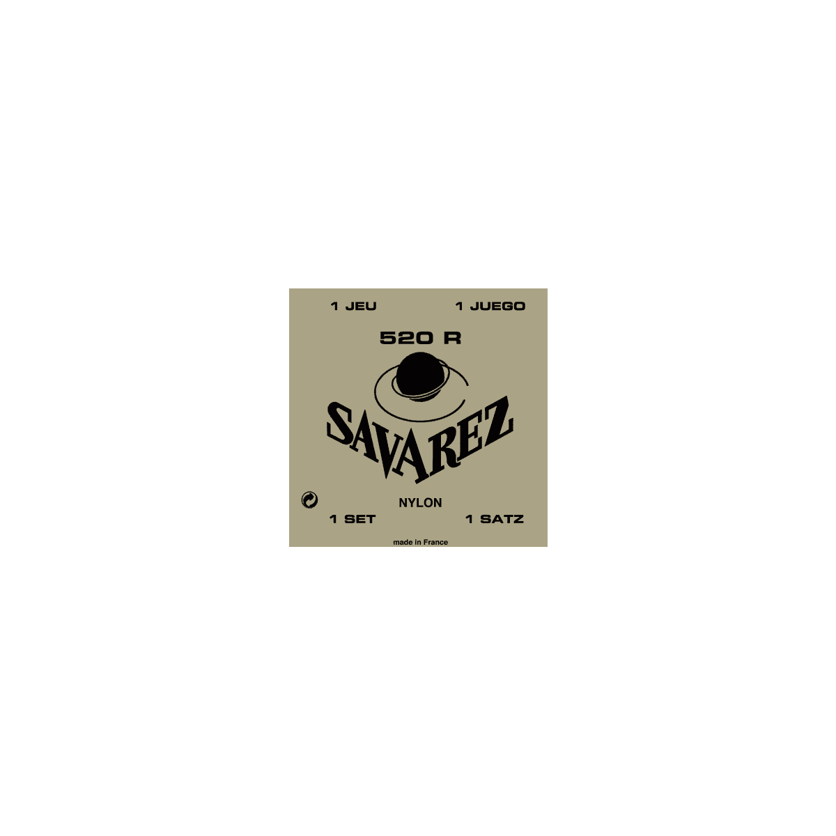Savarez - Jeu de cordes classiques - Carte Rose Tirant Normal