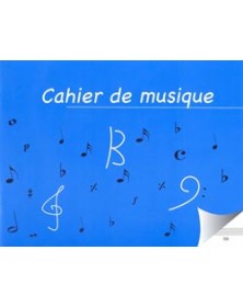 Cahier de musique 8 portées