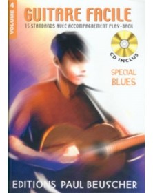 Guitare facile Vol.4 spécial blues + CD - Editions Paul Beuscher