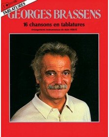 Georges Brassens : 16 Chansons en Tablatures Guitar [TAB - Carisch