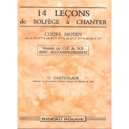 14 leçons de solfège à chanter : Cours Moyen