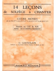 14 leçons de solfège à chanter : Cours Moyen