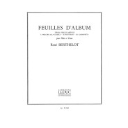 René Berthelot : Feuilles D'Album