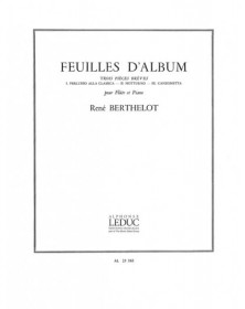 René Berthelot : Feuilles D'Album