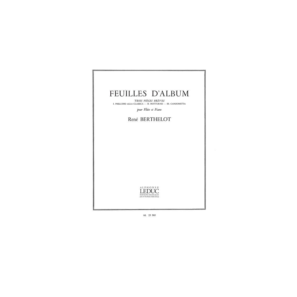 René Berthelot : Feuilles D'Album