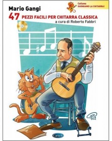 Mario Gangi : 47 pezzi facili per chitarra classica - Carisch