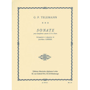 Georg Philipp Telemann : Sonate - Saxophone Soprano