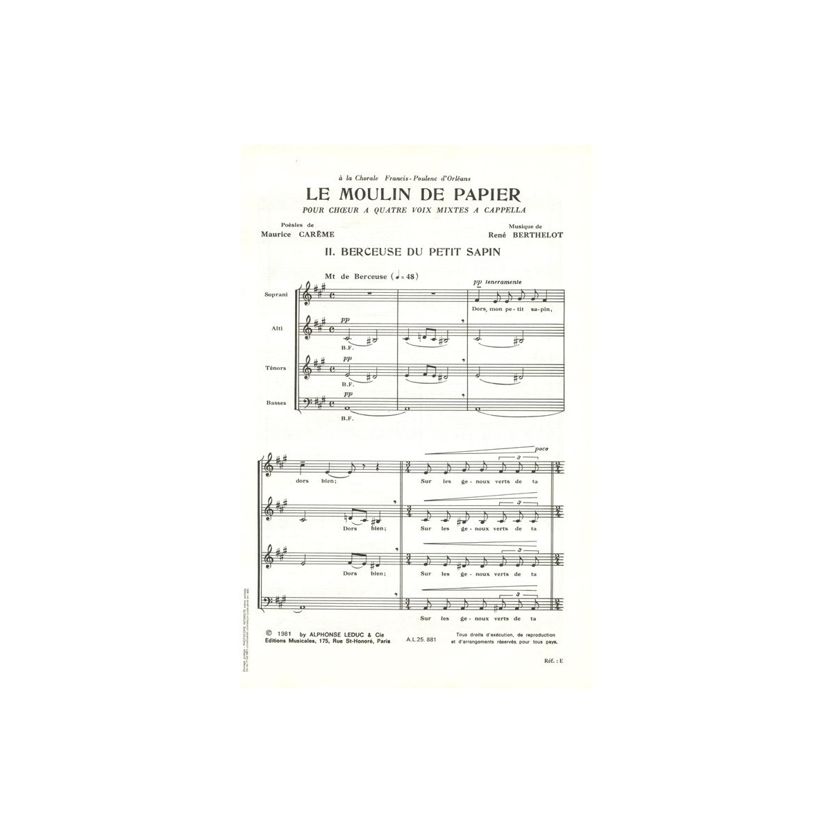 Le Moulin de Papier No.2 - Alleluia du Vin