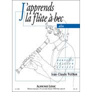 J'apprends La Flûte À Bec Alto - Jean-Claude Veilhan - Alphonse Leduc