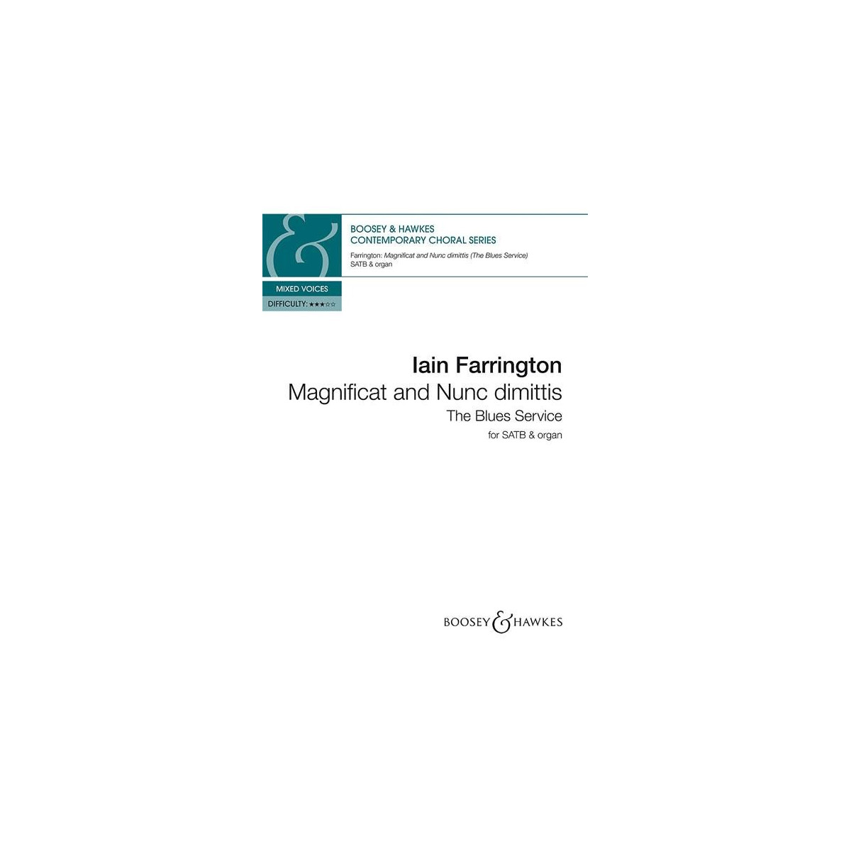 Magnificat and Nunc dimittis