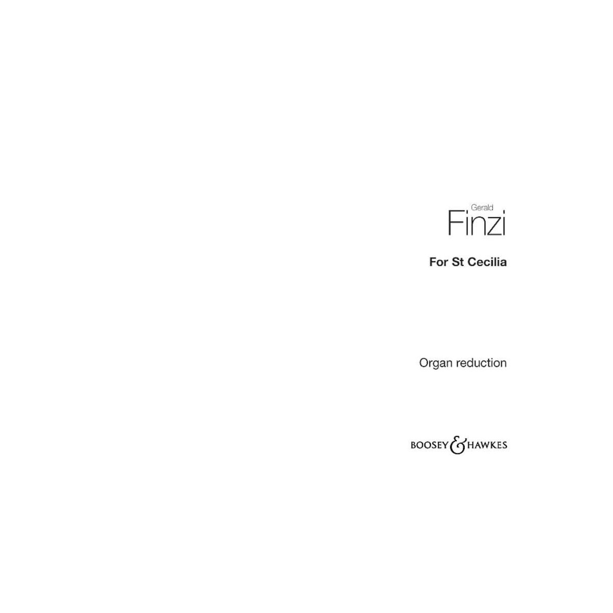 For St Cecilia op. 30