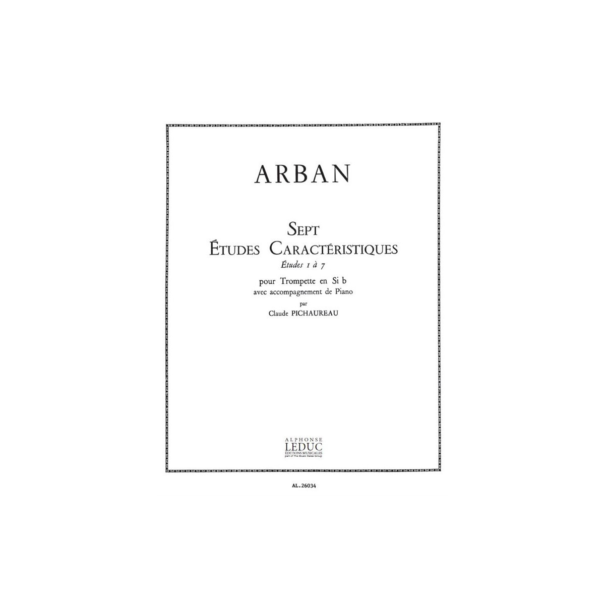 7 Etudes Caracteristiques