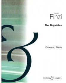 Gerald Finzi : Five Bagatelles pour Flûte Traversière et Piano