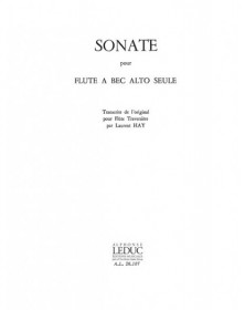Sonata for Treble Recorder