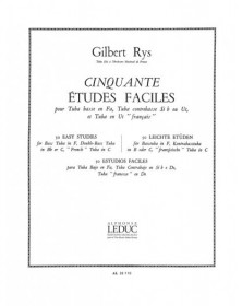 Gilbert Rys: 50 Etudes faciles