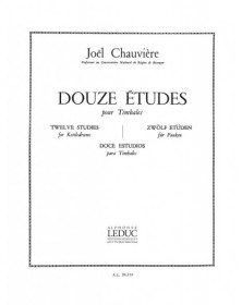 Joël Chauvière : 12 Etudes...