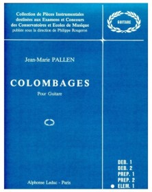 Colombages - Jean-Marie Pallen - Guitare - Alphonse Leduc