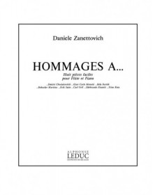 Hommages A..-8 Pieces Faciles