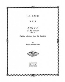 Suite En Mi Mineur Bwv 996