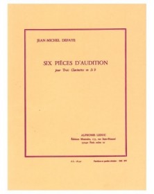 6 Pièces d'audition - 3...