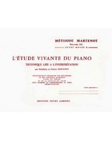 Martenot : Etude vivante du Piano Vol. 3 - Moyen A