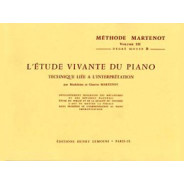 Martenot : Etude vivante du Piano Vol. 3 - moyen B