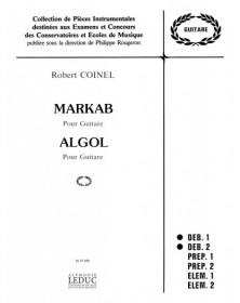 Markab Et Algol - Guitare - Robert Coinel - Editions Alphonse Leduc