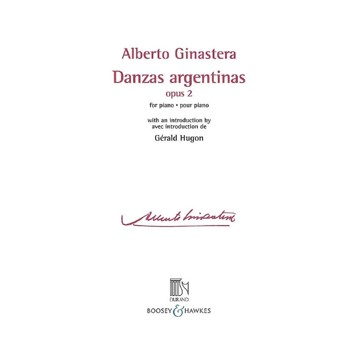 Danzas Argentinas op. 2