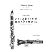 (5ème) Cinquième Rhapsodie - André Patrick - Clarinette et Piano