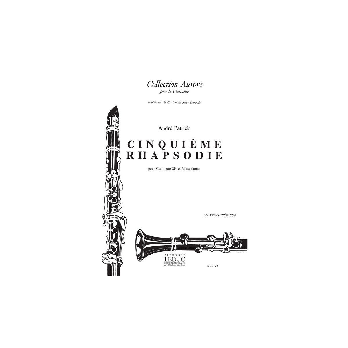 (5ème) Cinquième Rhapsodie - André Patrick - Clarinette et Piano