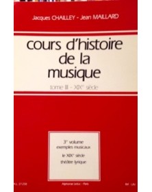 Cours d'histoire de la...