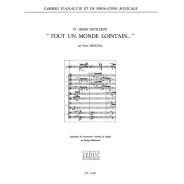 Cahiers d'Analyse 4 : Dutilleux Tout Un Monde ...