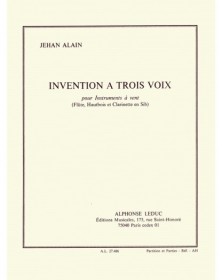 Invention à 3 Voix