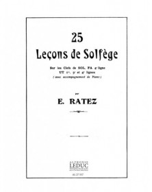 25 Lecons De Solfege En 5 Cles