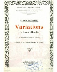 Yvonne Desportes : Variations en Forme d'Etudes...