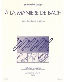 A La Maniere De Bach