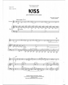 Kiss - Clarinette et Piano - Editions Fertile Plaine
