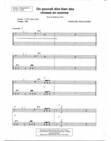 On Pouvait Dire Bien Des...