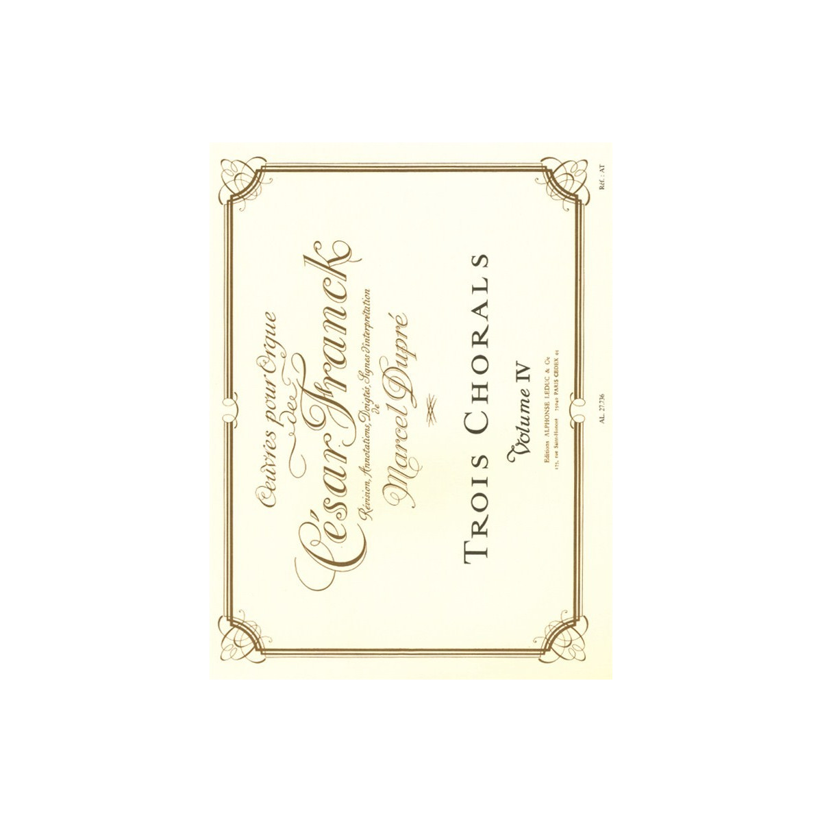 Organ Works Vol.4 - 3 Chorals