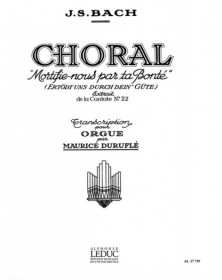 Chorale "Mortifie-nous par...