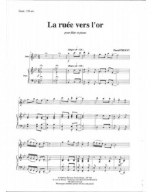 Pascal Proust : La Ruée Vers L'or - Flûte et Piano - Fertile Plaine