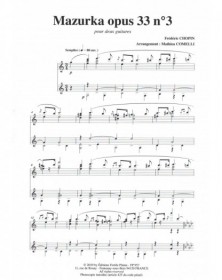 Mazurka Op 33 N° 3