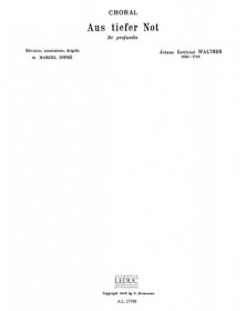 Choral:Aus Tiefer Not